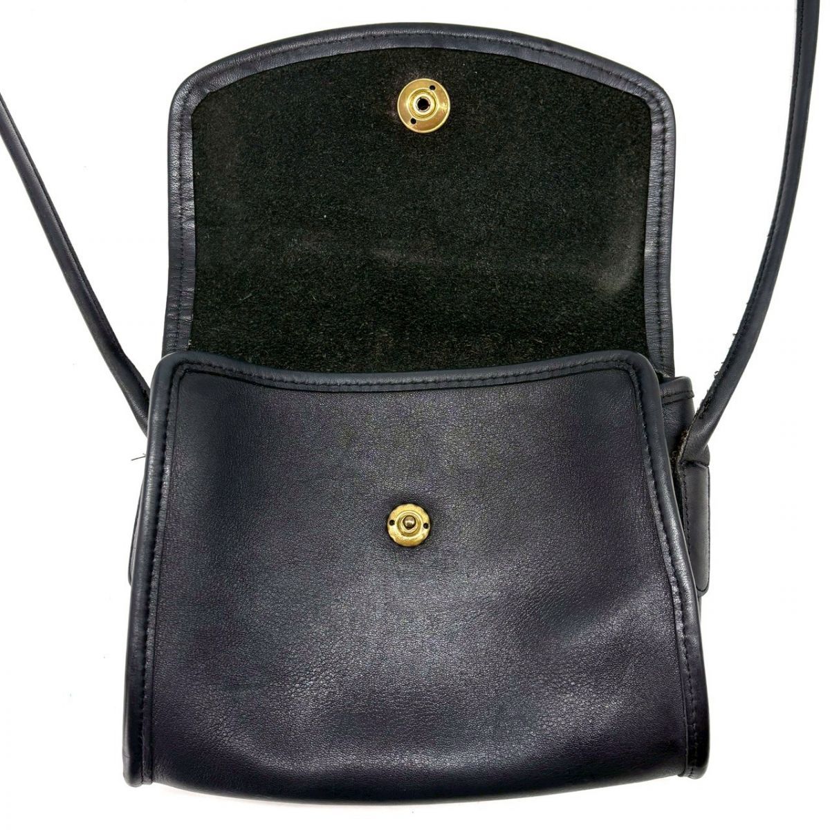 COACH Shoulder Bag German Hook Glove-Tanned Leather Old Coach 