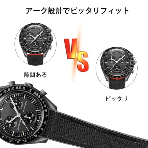 Jumpsunfun] 20mm 時計バンド for Omega X Swatch Speedmaster