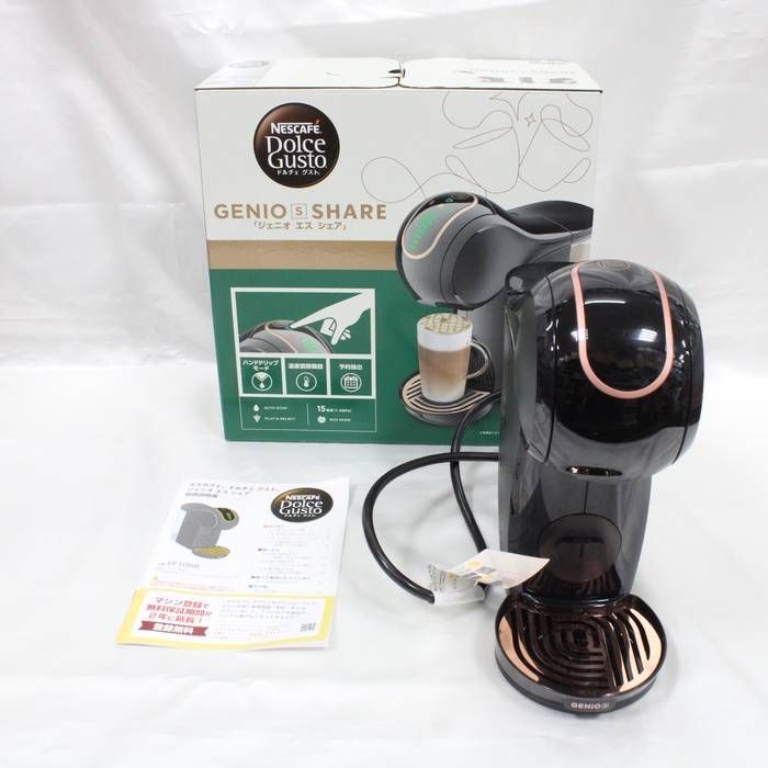 ネスカフェ ドルチェグスト GENIO S SHARE コーヒーメーカー EF1058-BL☆◎875◎