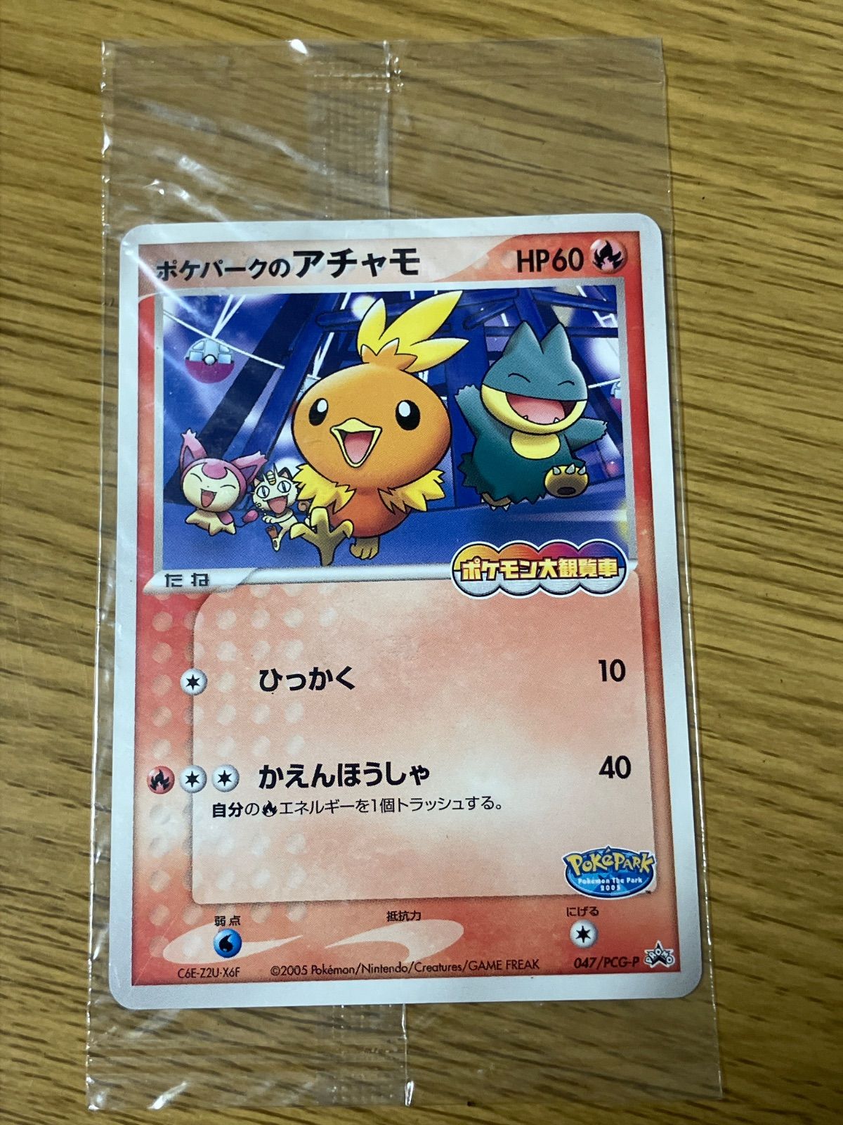 ポケパークのアチャモ 047/PCG-P ポケモン大観覧車 ポケパーク