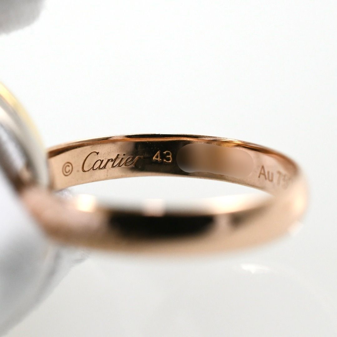Cartier カルティエ トリニティリング SM 3連リング K18 スリーカラー Cartier カルティエ トリニティリング SM 3連リング K18 スリーカラー