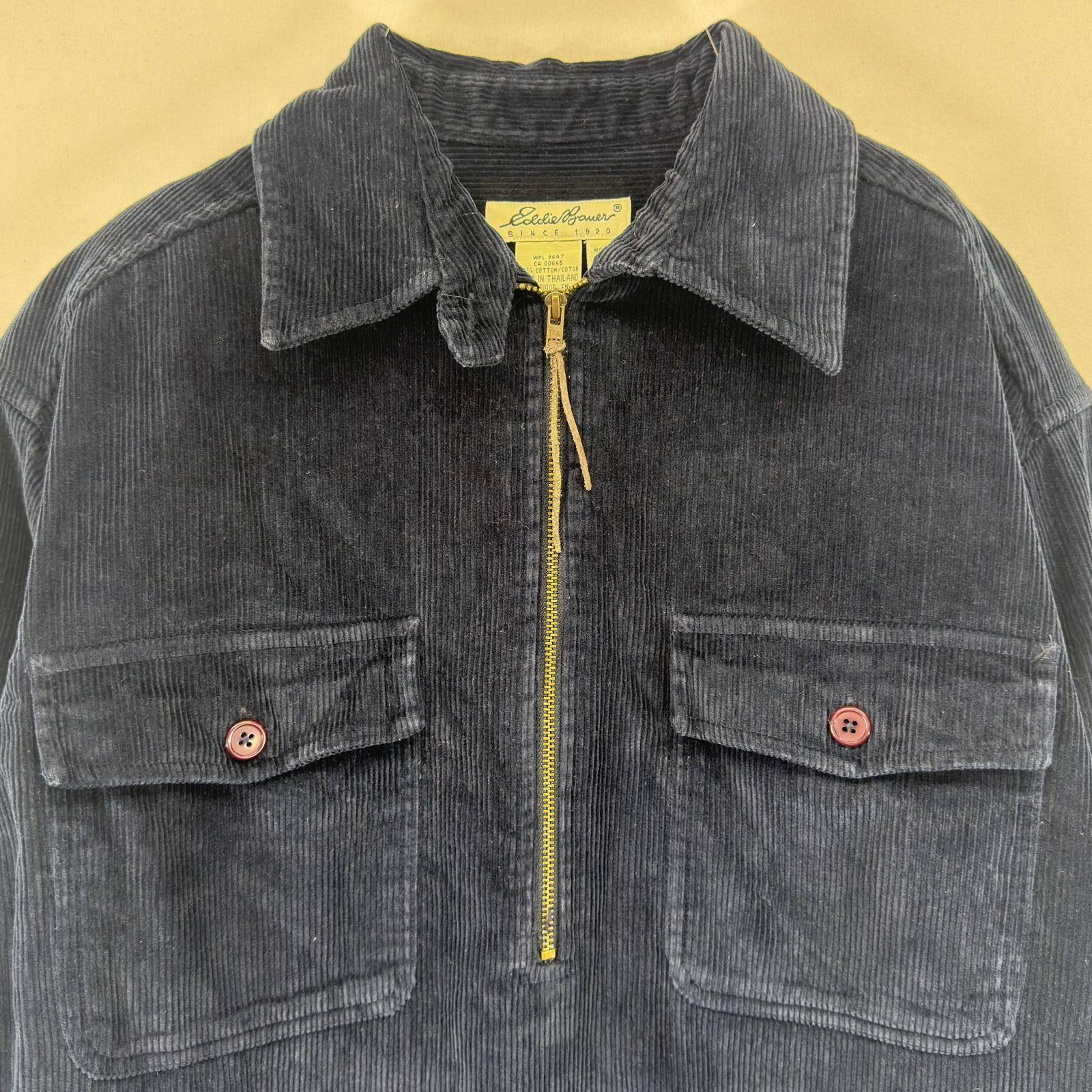 古着 エディー・バウアー Eddie Bauer コーデュロイ ジャケット ハーフ
