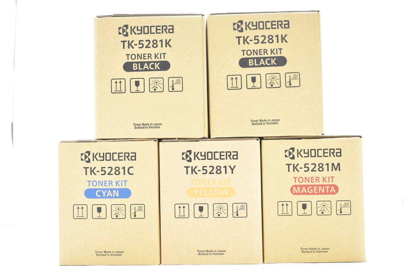 未使用 京セラ 純正 トナー TK-5281 4色5本（シアン・マゼンタ・イエロー・ブラック） KYOCERA IT1OOME35EZS-D-N20-byebye