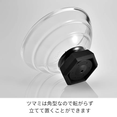 HARIO(ハリオ) フタがガラスのご飯釜 1~2合 中身が見える 耐熱ガラス