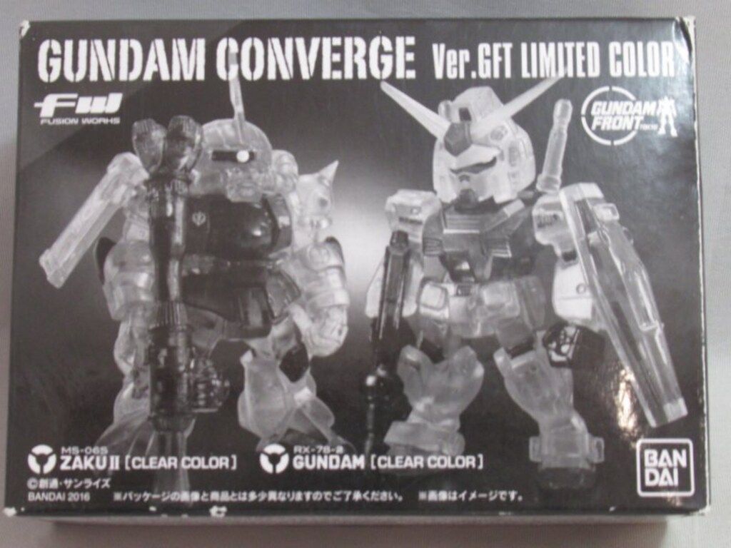 BANDAI FW GUNDAM CONVERGE 機動戦士ガンダム ガンダム&シャア専用ザク2 Ver.GFT LIMITED COLOR