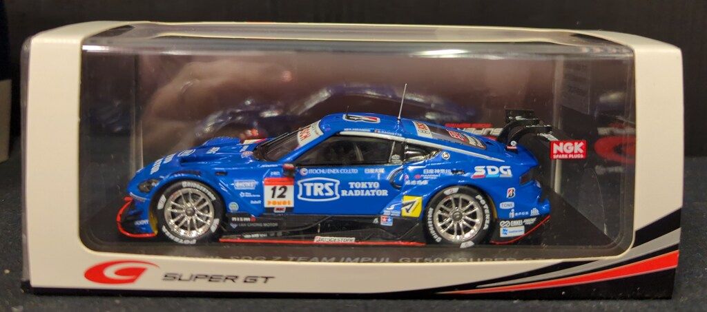 Spark model 1/43 TRS IMPULwith SDG Z TEAM IMPUL No.12 GT500 SUPER