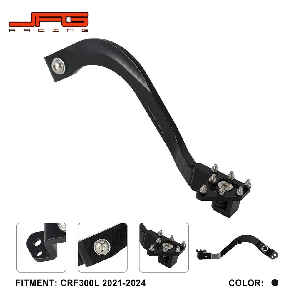 J-02 CRF300L ブレーキペダル 2121-2024年 適合 アルミCNC ビレット ステップ バー