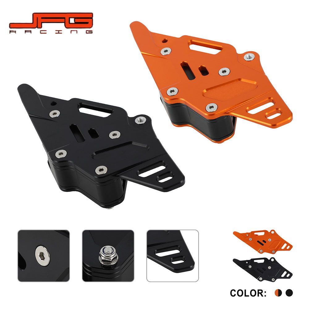 【高耐久】J-01 チェーンスライダー アルミ6061+樹脂 (POM) 削り出し KTM EXC 24款 125-300 SX 共通