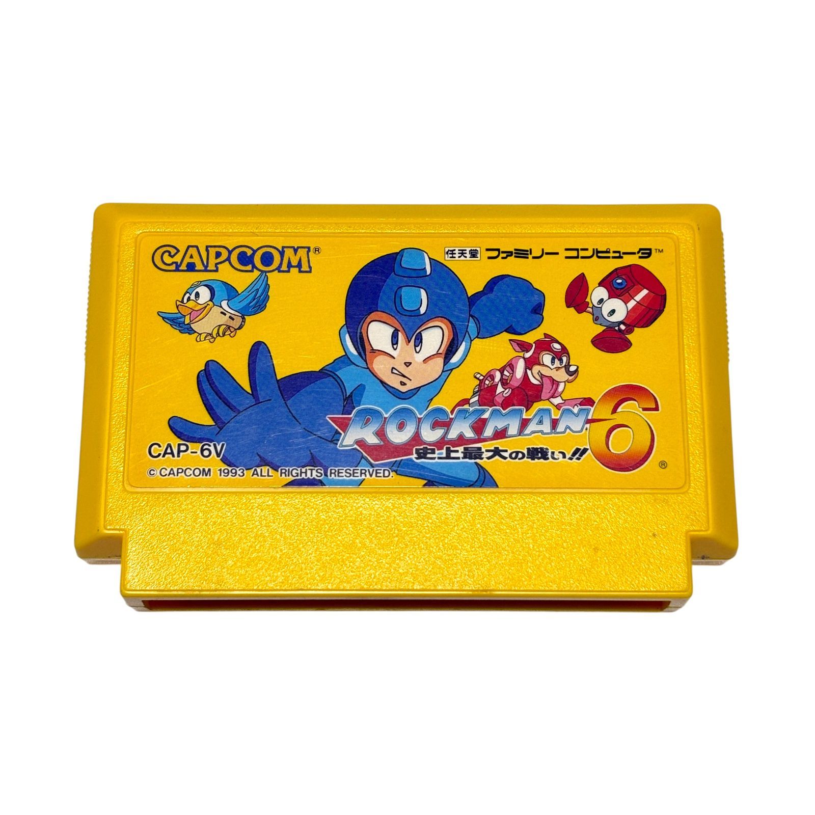 ロックマン ROCKMAN 1 2 3 4 5 6 ファミコン ソフト 6本セット CAPCOM