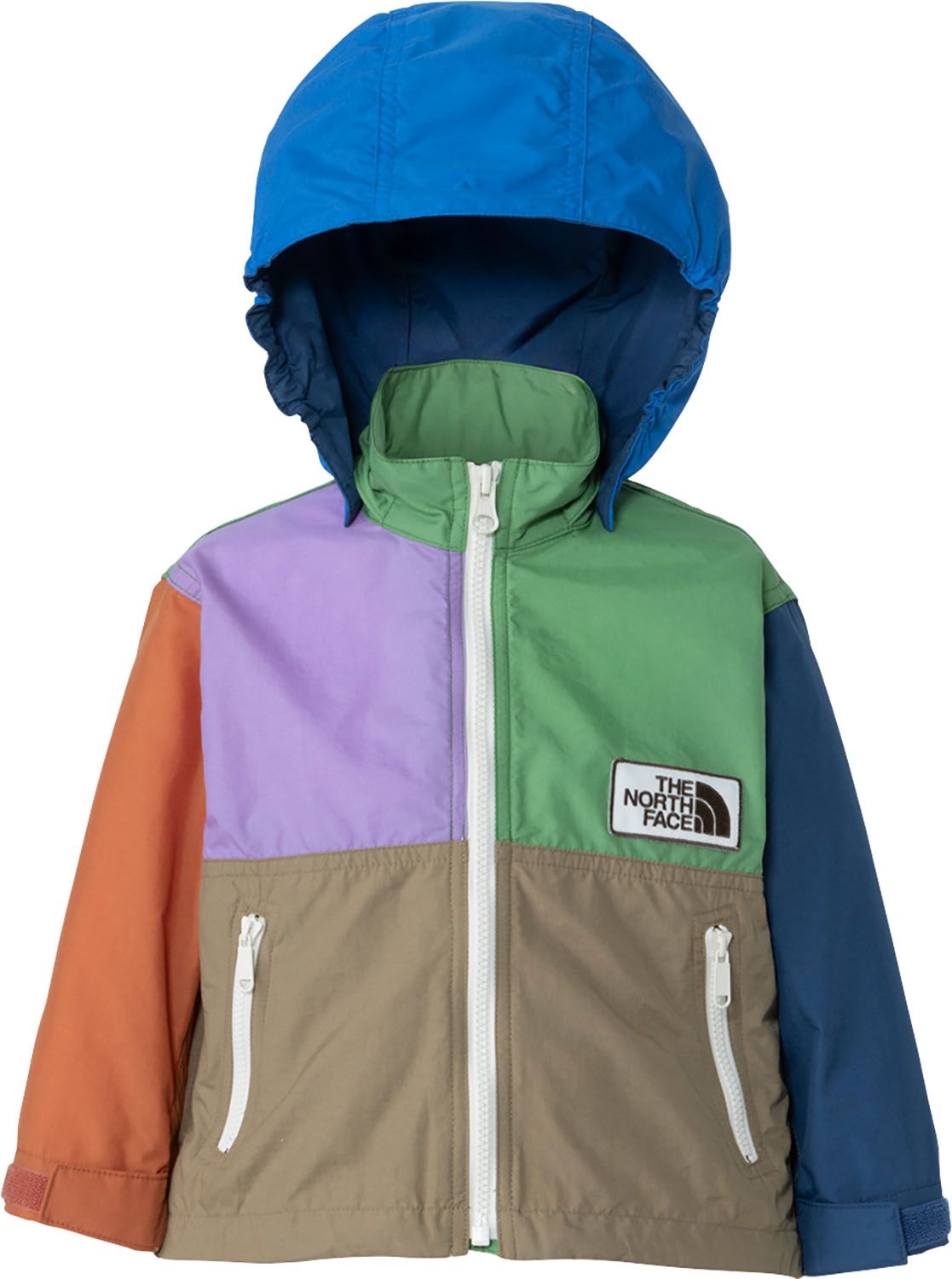 ザ・ノース・フェイス THE NORTH FACE アウトドア グランドコンパクトジャケット ベビー 子ども 赤ちゃん アウター ウィンドブレーカー パーカー フーディ 撥水 ロゴ キャンプ 旅行 お出かけ NPB22512 MA マルチカラー
