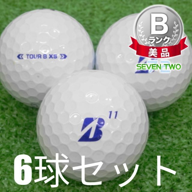로스트 볼 골프 볼 브리지스톤 2024 투어 B XS 블루 에디션 6 볼 세트 중고 B 랭크 뷰티 투어 BXS 타이거 및 2 익스트림 B의 플라잉 앤 스토핑 딥 필링 프로 시크 스핀 및 소프트 필 XS 블루