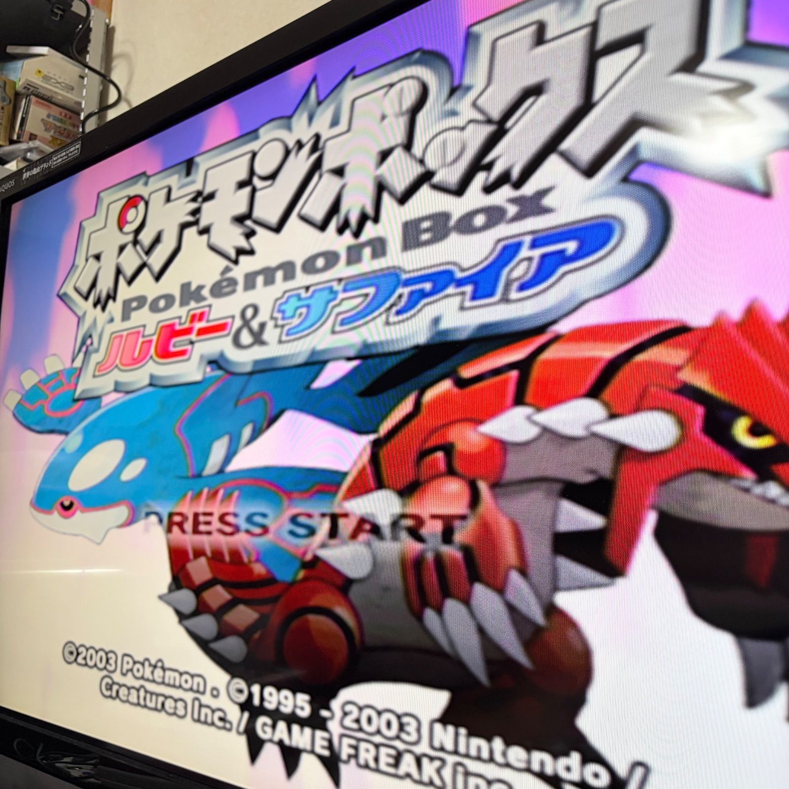 動作確認済】GC ポケモンボックス ルビー＆サファイア ゲームキューブ