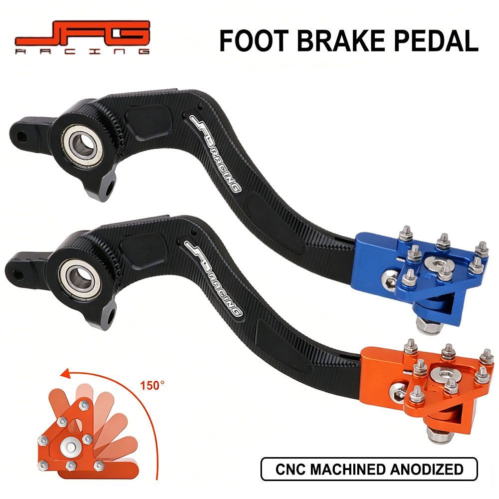【KTM/Husqvarna】101 ブレーキペダル先端 アルミCNC 125-530 SX/EXC/XC-W/TE/FE 対応 オレンジ/ブルー