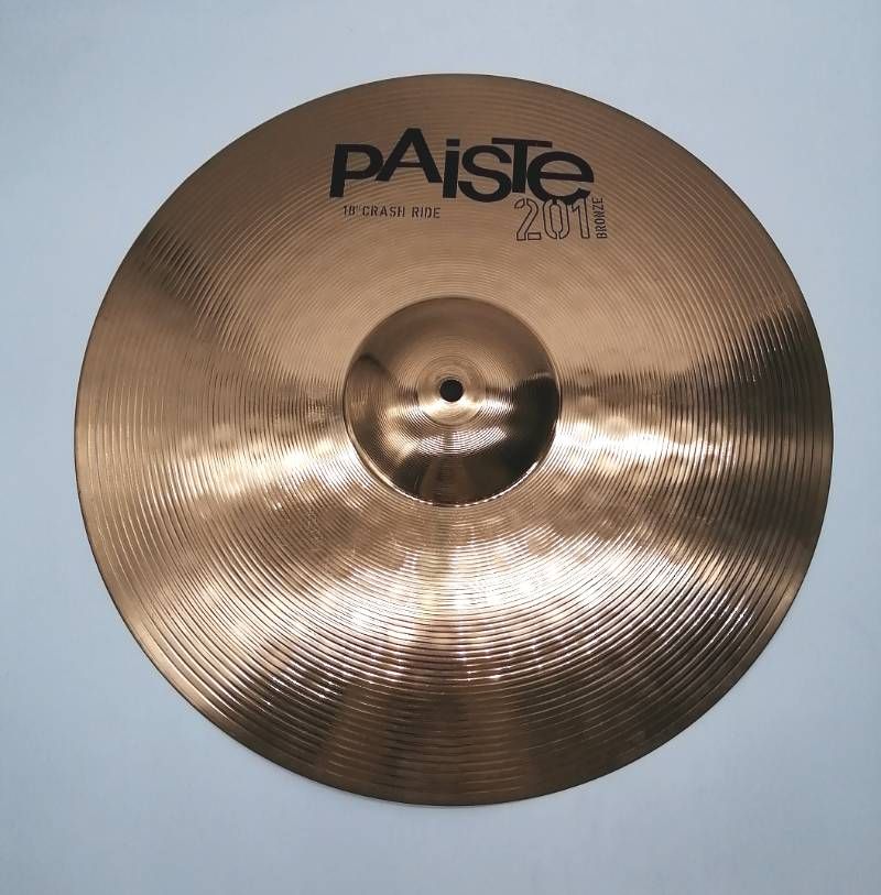 美品！Paiste 18　CRASH RIDE　201　BRONZE