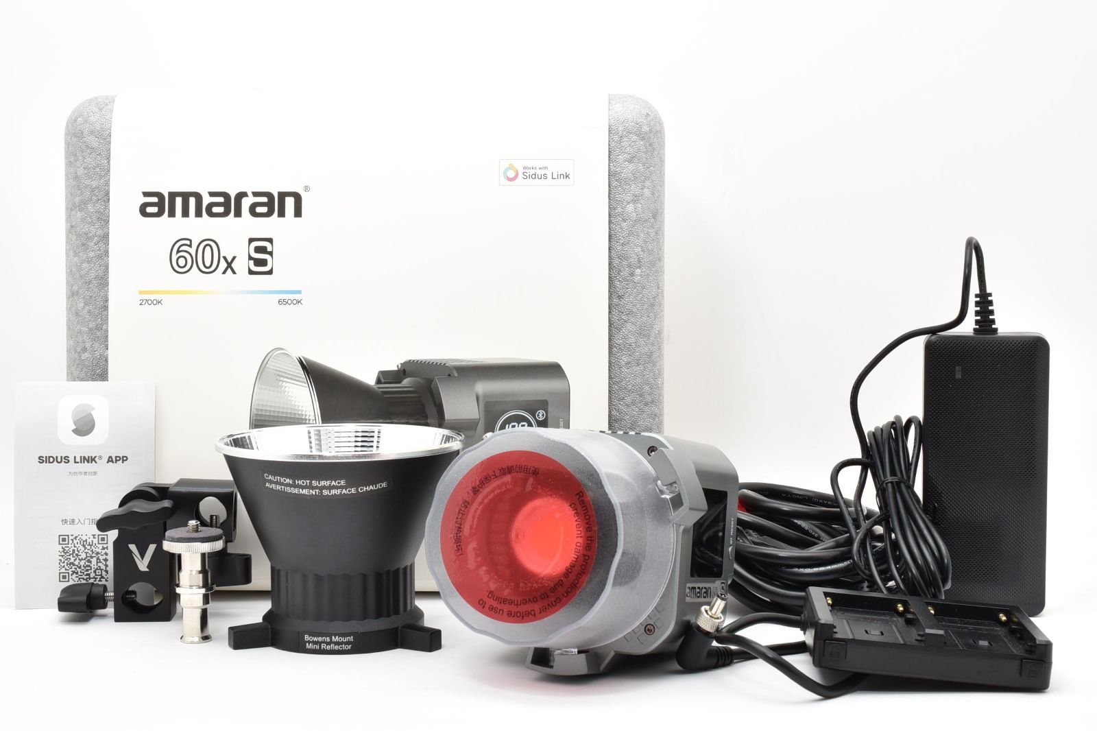 ☆新品級☆ Aputure AMARAN COB 60x-Sモデル 超軽量小型デイライト 65W
