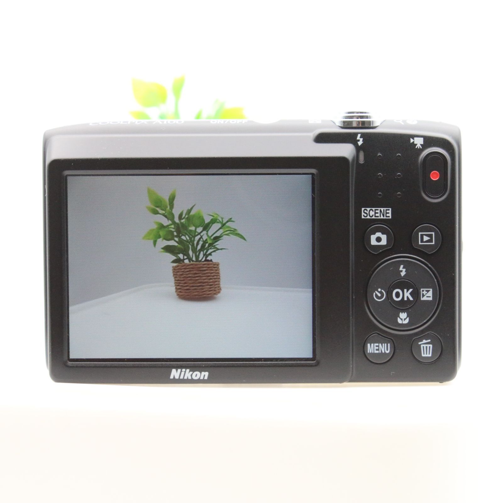 極上品】 Nikon COOLPIX A100 光学5倍 2005万画素 シルバー デジタル 