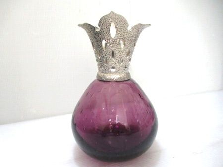 ランプベルジェ LAMPE BERGER アロマランプ ロゼ アメジスト 5632 レジス ドー バーナー無し 美品中古■