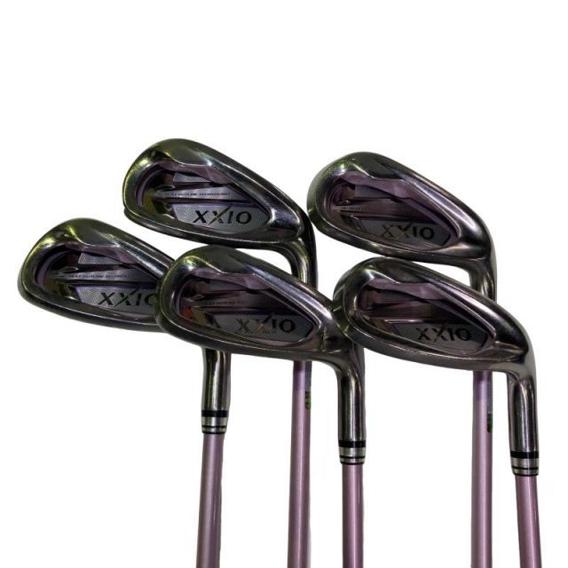 中古】 ダンロップ XXIO(2012) 5S (ピンク) レディース アイアンセット