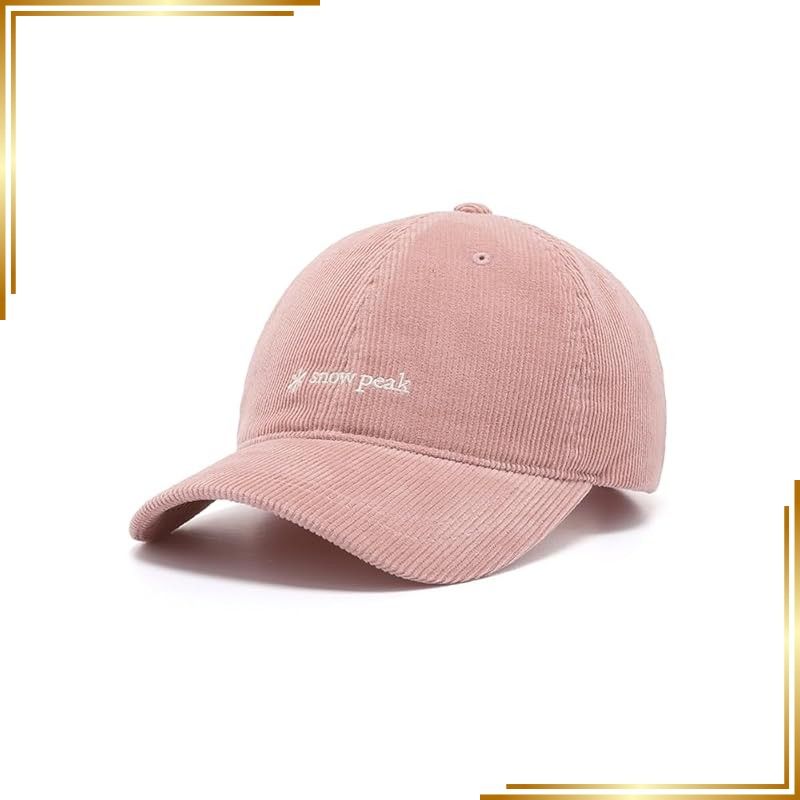 【新品】 スノーピーク(snow peak)Corduroy Ball Cap GS-S25FUFBC63 ヘッドウェア キャップ 帽子 メンズ レディース LIGHT PINK S 1