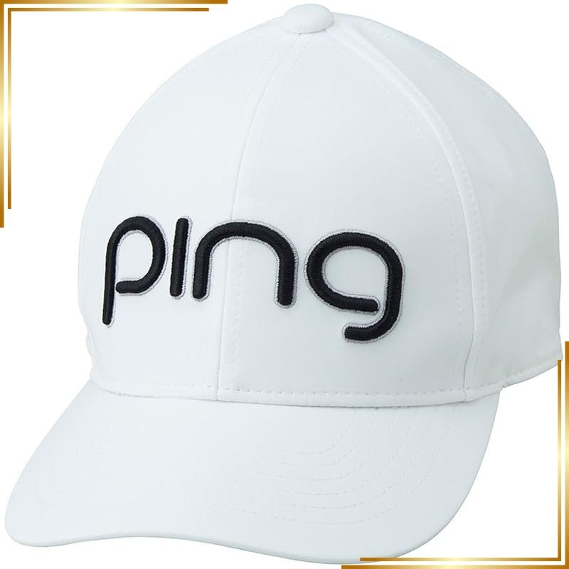 【新品】 ピン（PING） ゴルフ 撥水 ツアーキャップ HW-L2501 WH 38218（ホワイト/ＦＦ/Lady's） 1