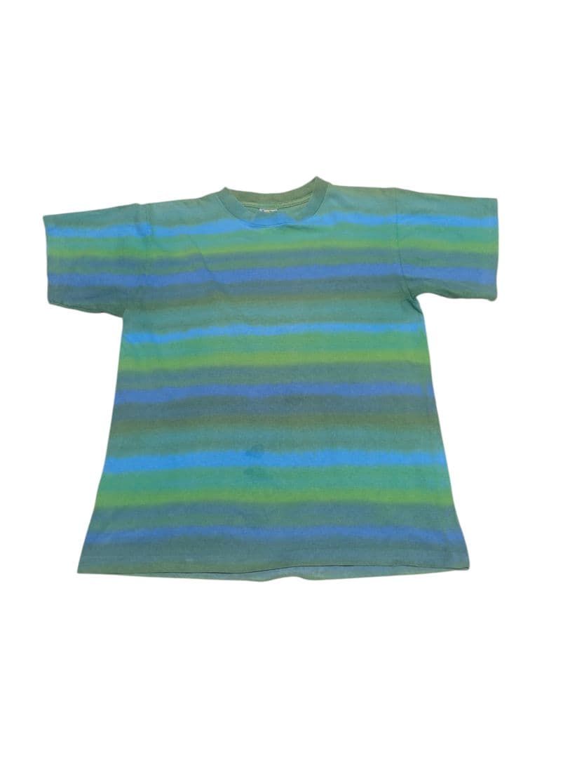 NN01293 90s SUNDOG（サンドッグ）タイダイ染めボーダーTシャツ 