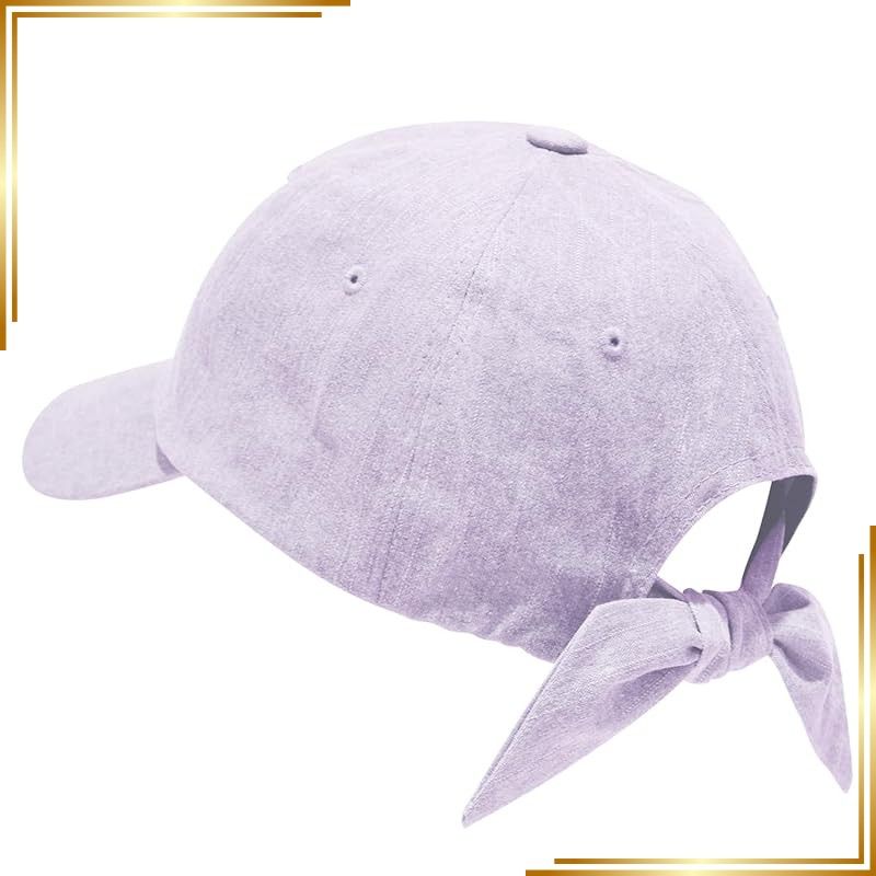 【新品】 [hanahana15] キャップ キッズ レディース 春夏 バックリボン リボンキャップ UVカット 可愛い 秋冬 スエード コットン 綿100％ 帽子 無地 小学生 女の子 ママ 親子 ペア お揃い 女性 かわいい おしゃれ 通園 園児 通学 1