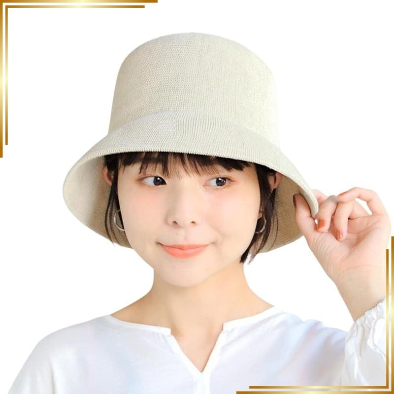 【新品】 [14+ ICHIYON PLUS] [イチヨンプラス] バケットハット サーモバケットハット バケハ レディース 帽子 chat0818-iv 1