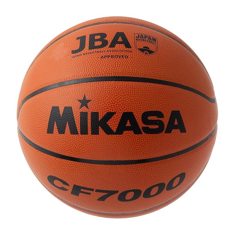 ミカサ(MIKASA) バスケットボール 日本バスケットボール協会検定球 7号 (男子用・一般・社会人・大学・高校・中学) 特殊天然皮革 茶 CF7000 推奨内圧0.315(kgf/?)