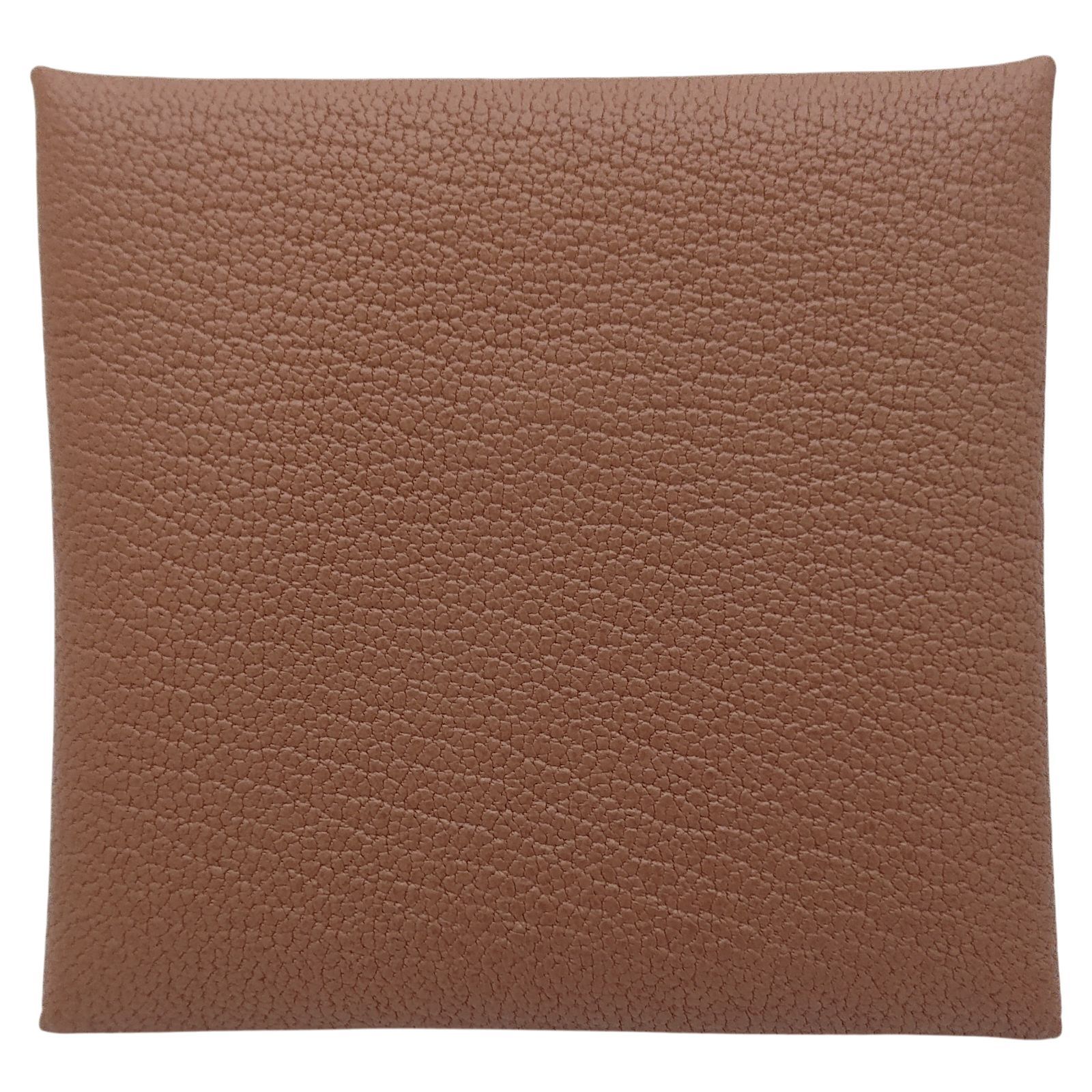 HERMES エルメス コインケース バスティア Z刻印 ブラウン ピンク