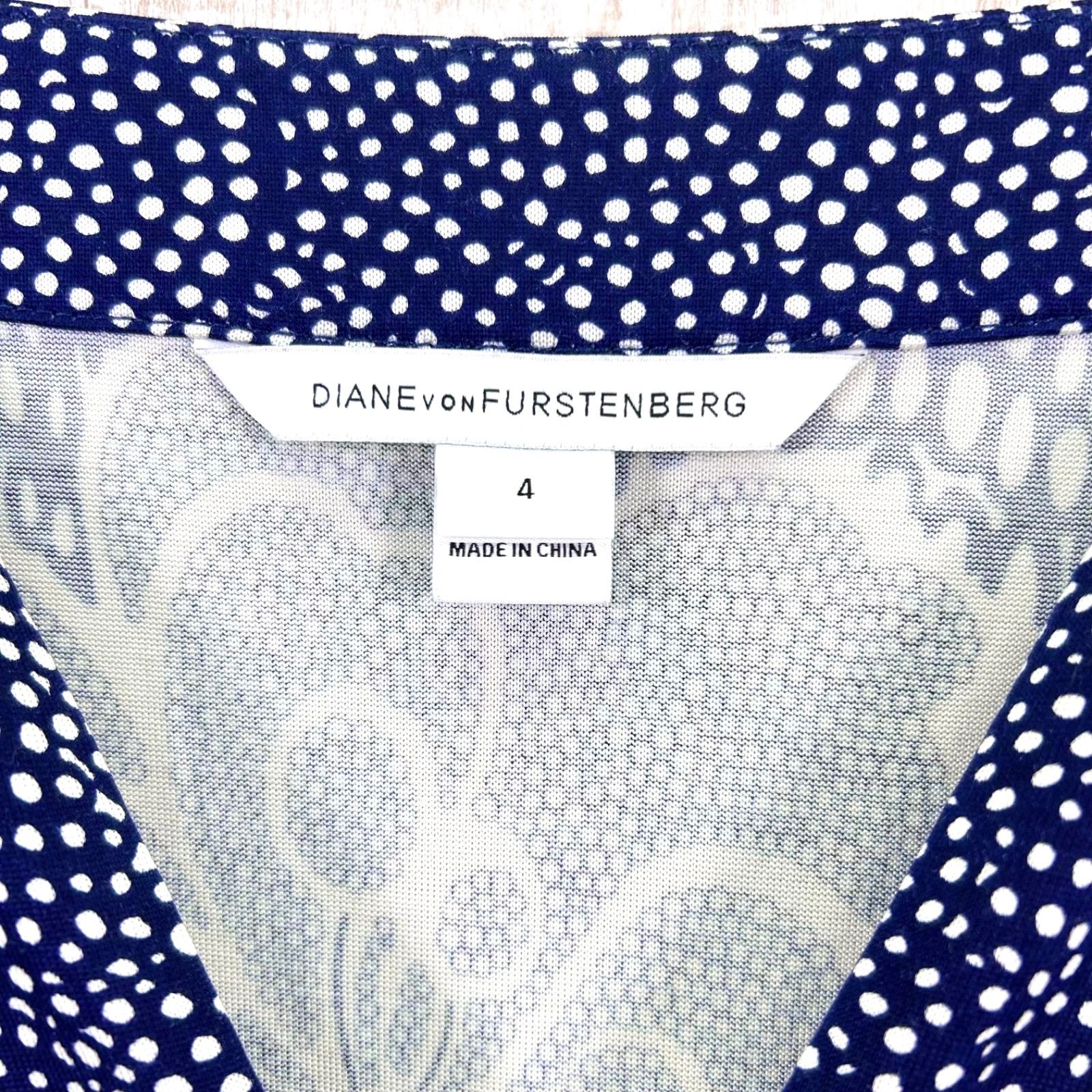 DVF DIANE von FURSTENBERG ダイアンフォンファステンバーグ シルク100 