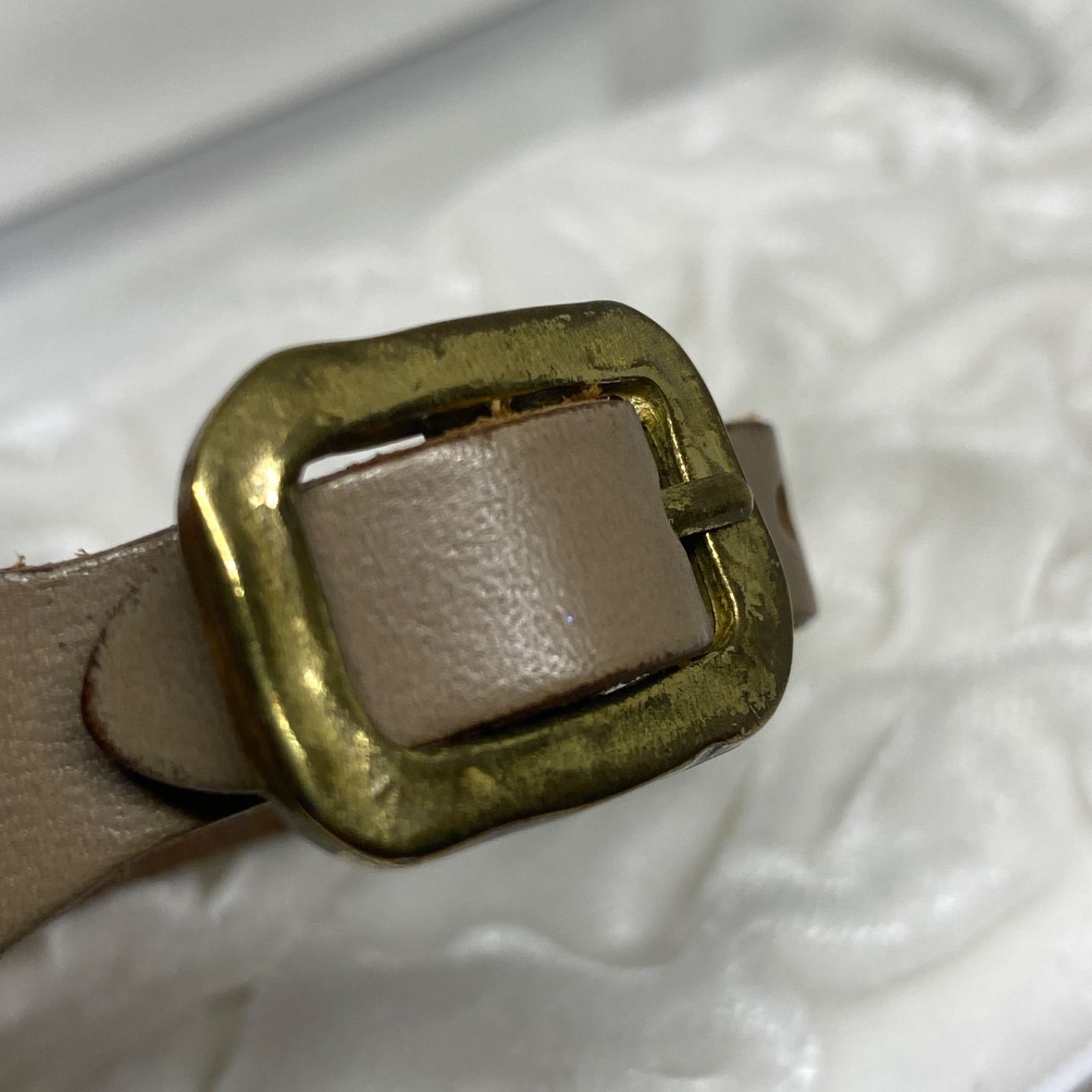 イルビゾンテ IL BISONTE ブレスレット ベルト ブラウン スター レザー 