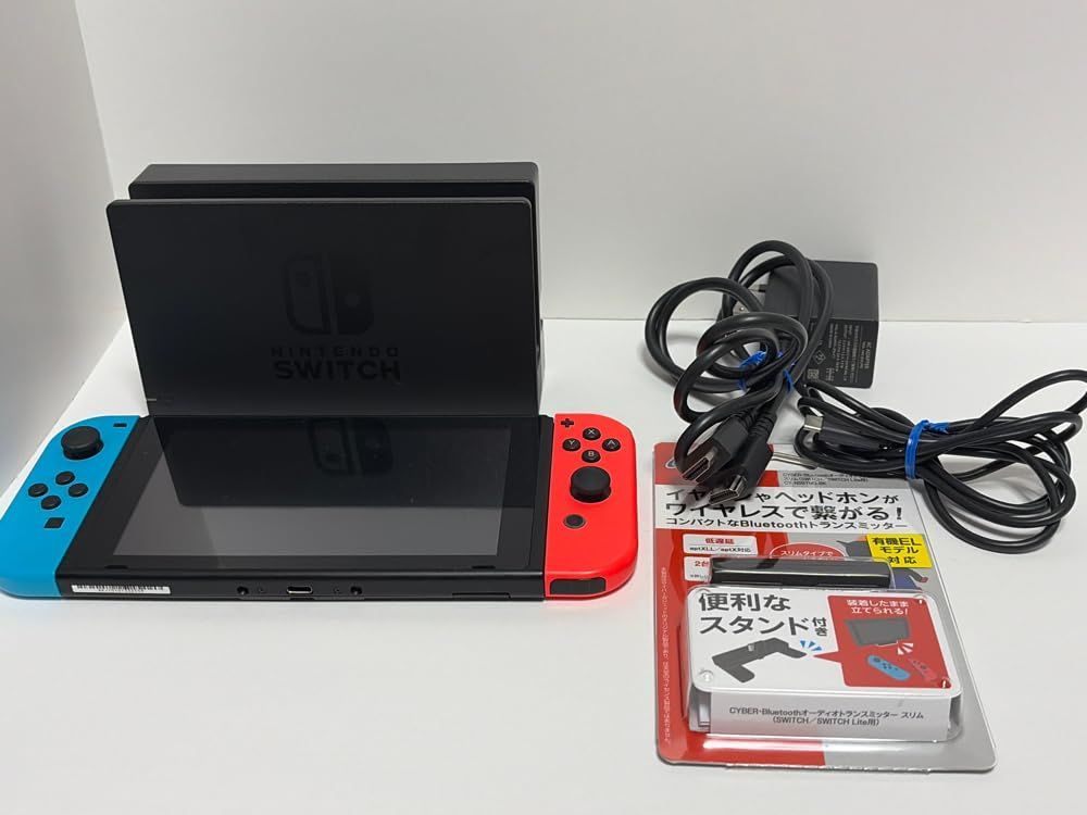Nintendo Switch バッテリー強化型 Joy-Con(L) ネオンブルー/(R