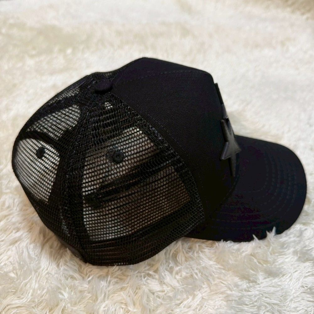 新品未使用】AMIRI アミリ 3 Star トラッカー スナップバック メッシュ