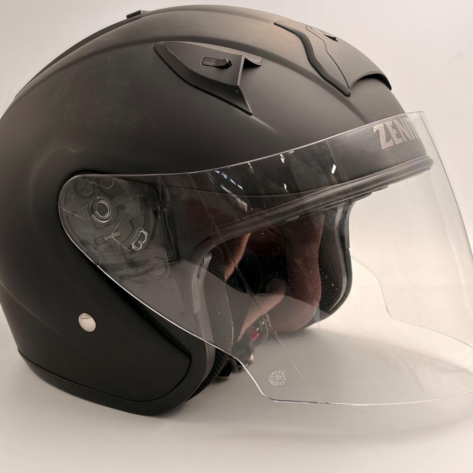 YAMAHA ZENITH ジェットヘルメット マットブラック Mサイズ 57- - メルカリ