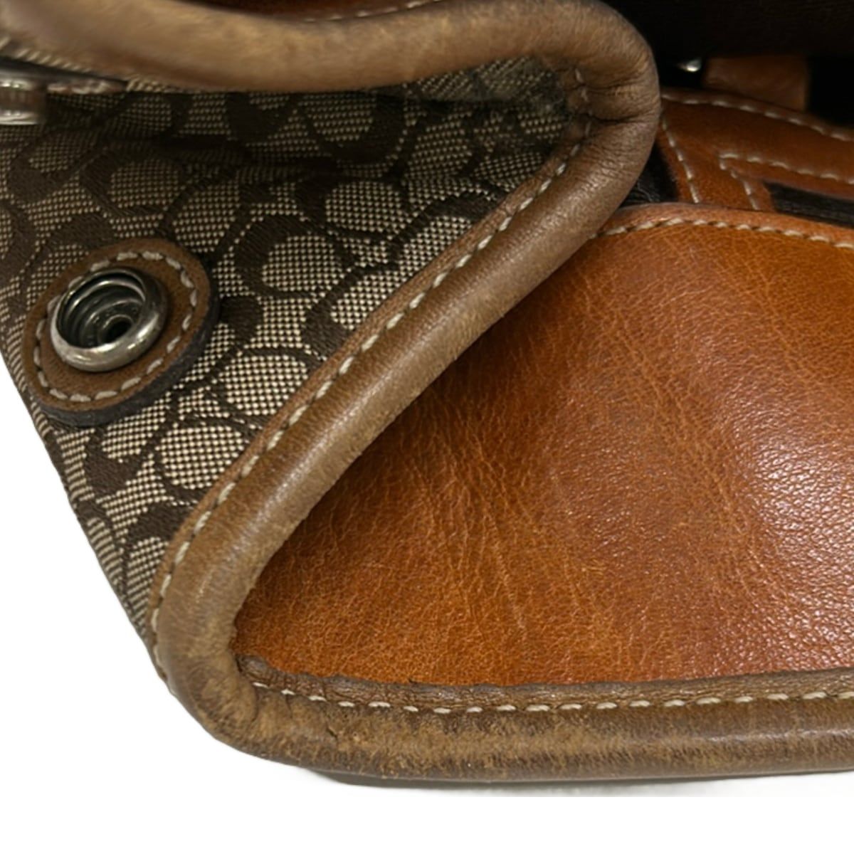 COACH(コーチ) トートバッグ ミニシグネチャー柄 6621 ベージュ×ライト 
