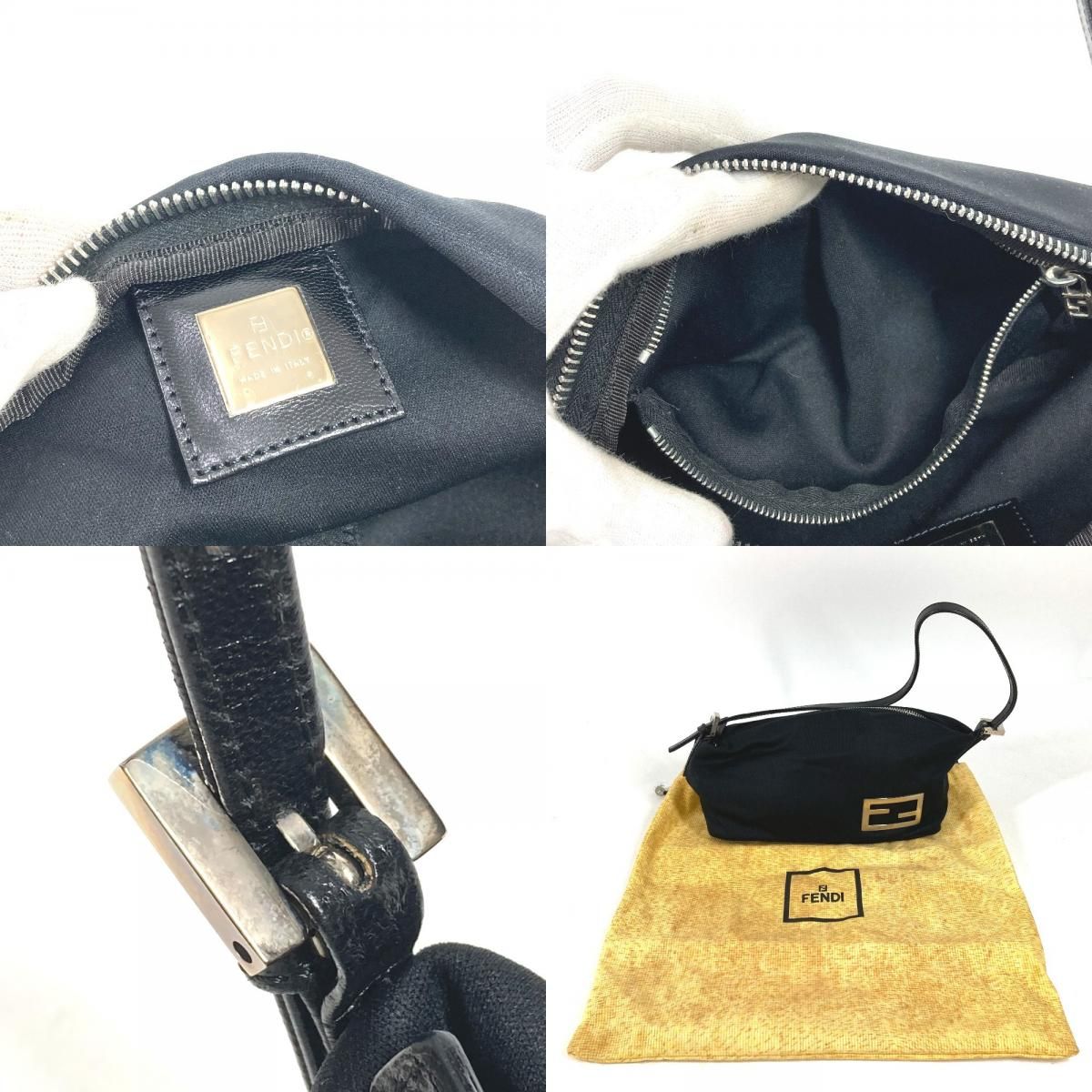 FENDI フェンディ ショルダーバッグ FFロゴ ジャージ ブラック - メルカリ