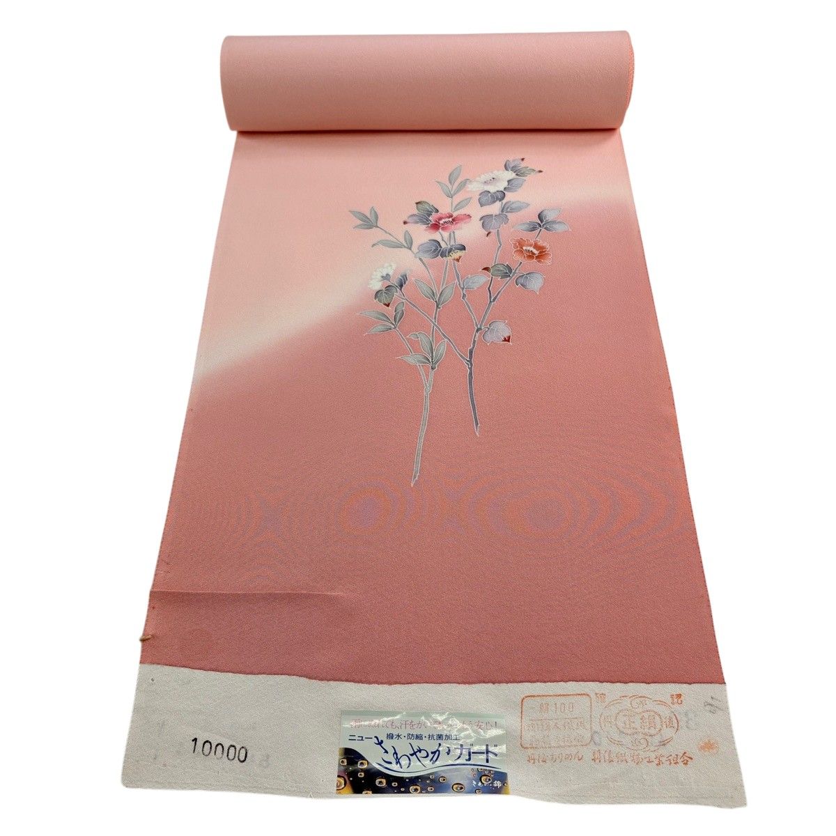 反物 秀品 付下げ 草花 ぼかし ピンク 正絹 【中古】 - メルカリ