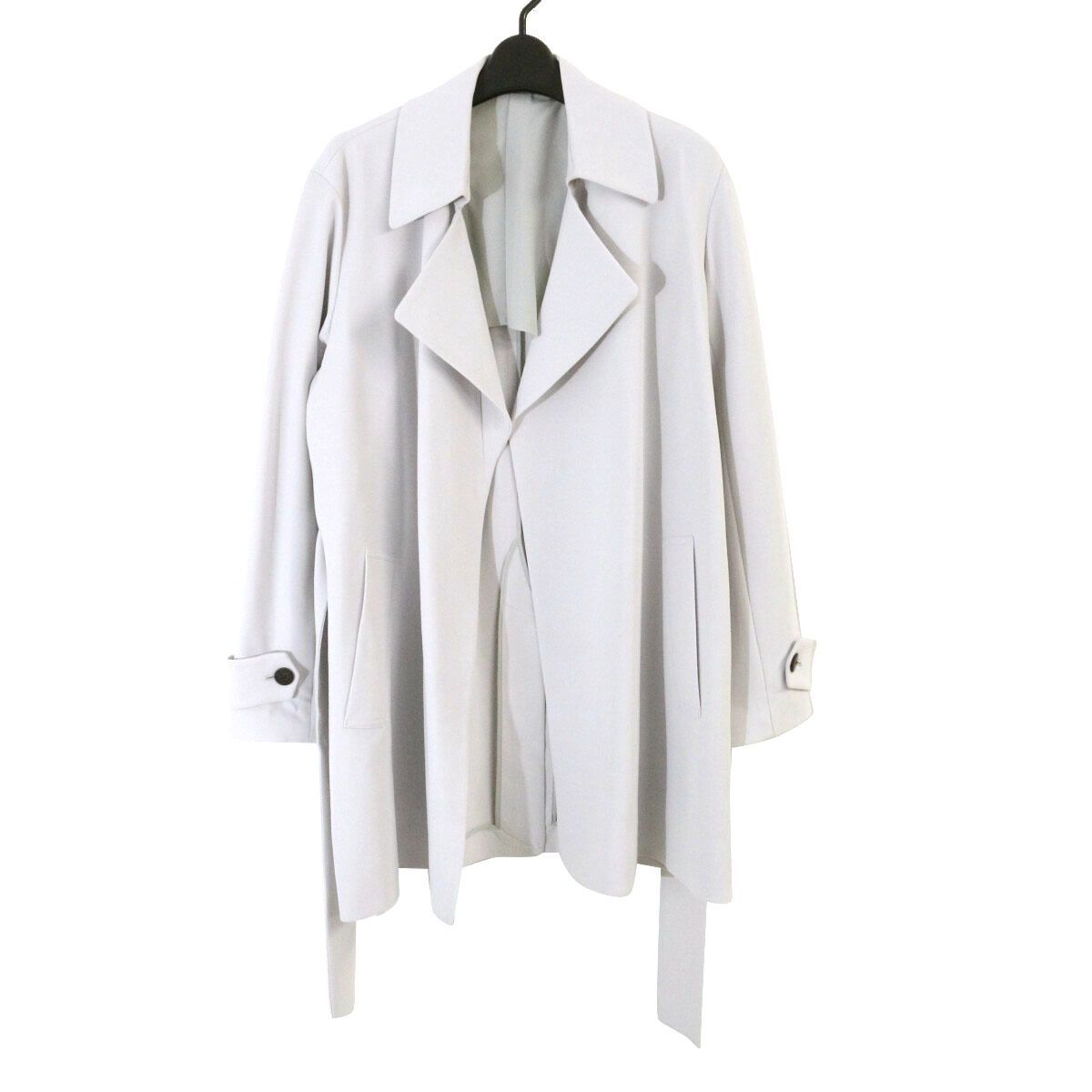theory luxe セオリーリュクス 25SS Luve Wreni トリアセテートベルテッドコート 38 03-5109605