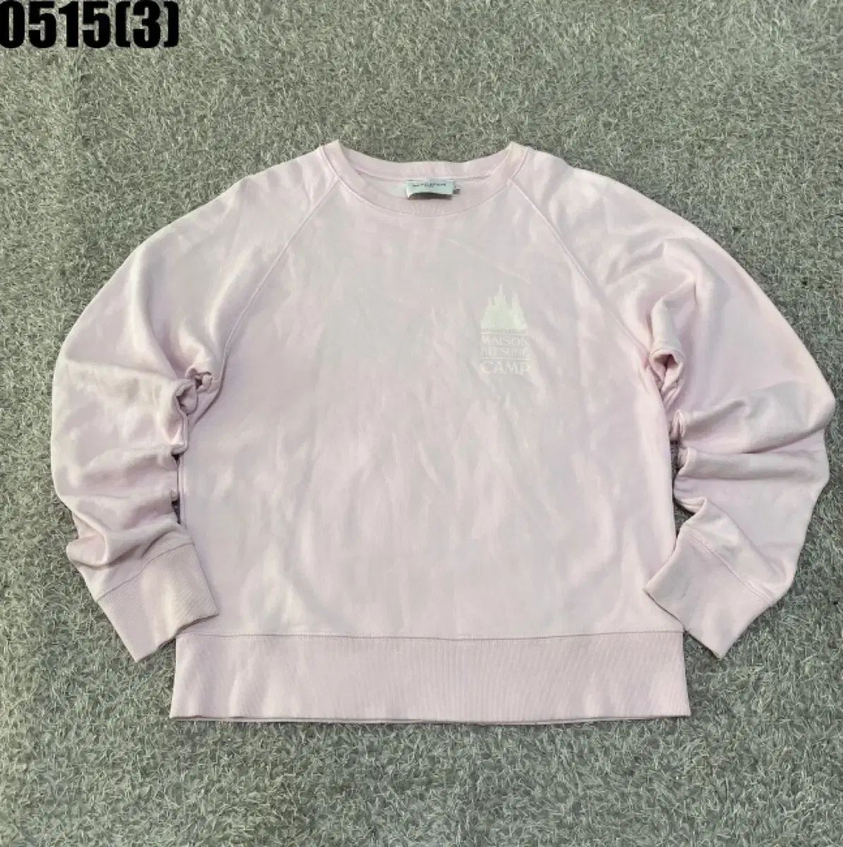 メゾンキツネ キャンプ ピンク スウェット Tシャツ m 0515