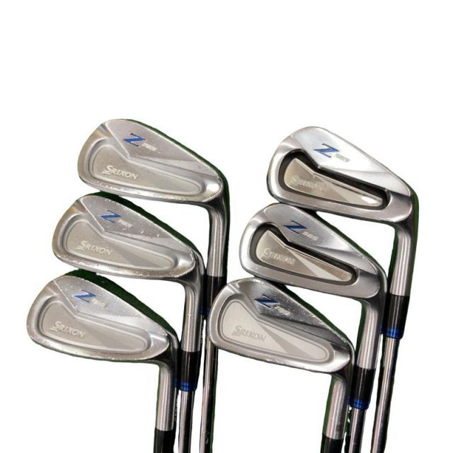 【中古】 ダンロップ SRIXON Z765 限定(ブルー) 6S アイアンセット IR Dynamic Gold D.S.T Design Tuning(ブルー) (フレックスS) メンズ 男性用 右利き 右用 Dランク ゴルフクラブ