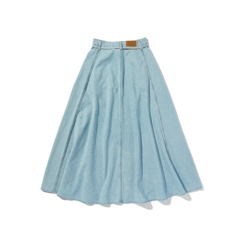 リーバイス Levi’s XL スカート ライト インディゴ WRITE INDIGO レディース 005do0009