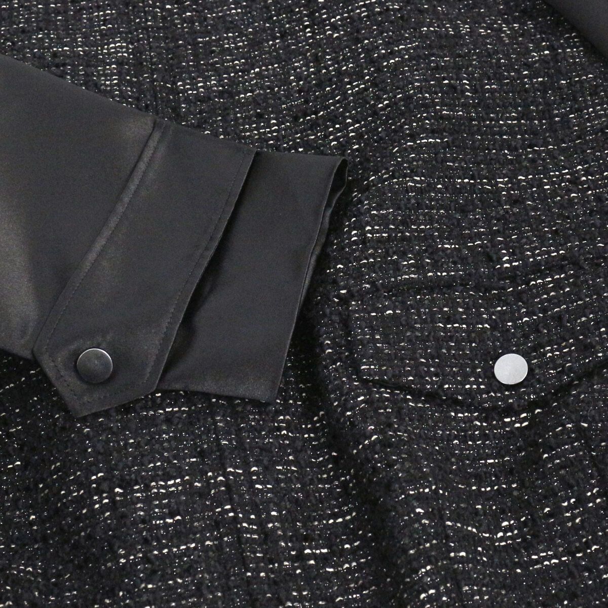 theory luxe セオリーリュクス 25AW Jewel Tweed Jira Jacket サテン 