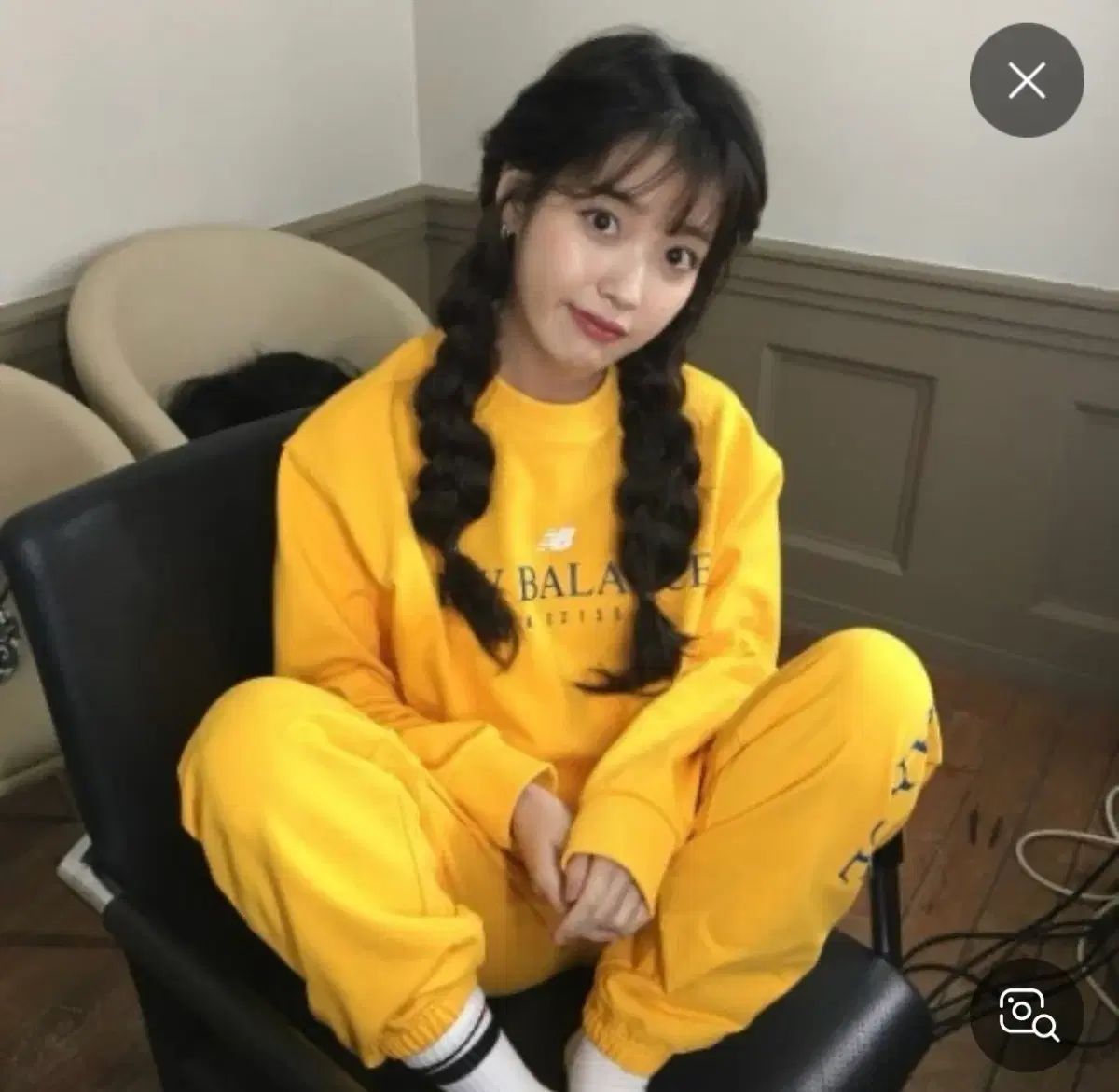 IU ニューバランス イエロー トラックパンツ ズボン トレーナー