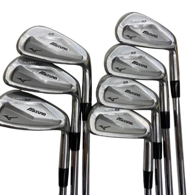 【中古】 ミズノ MP-63 7S アイアンセット IR リシャフト (フレックスその他) メンズ 男性用 右利き 右用 Cランク ゴルフクラブ