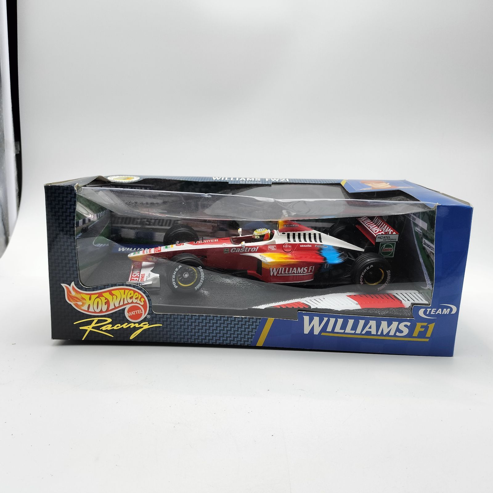 ​【稀少】BMW WilliamsF1 FW21 1/18 R.シューマッハ 未開封】京商 ホットウィール 1/18 ウィリアムズ F1 FW21 R