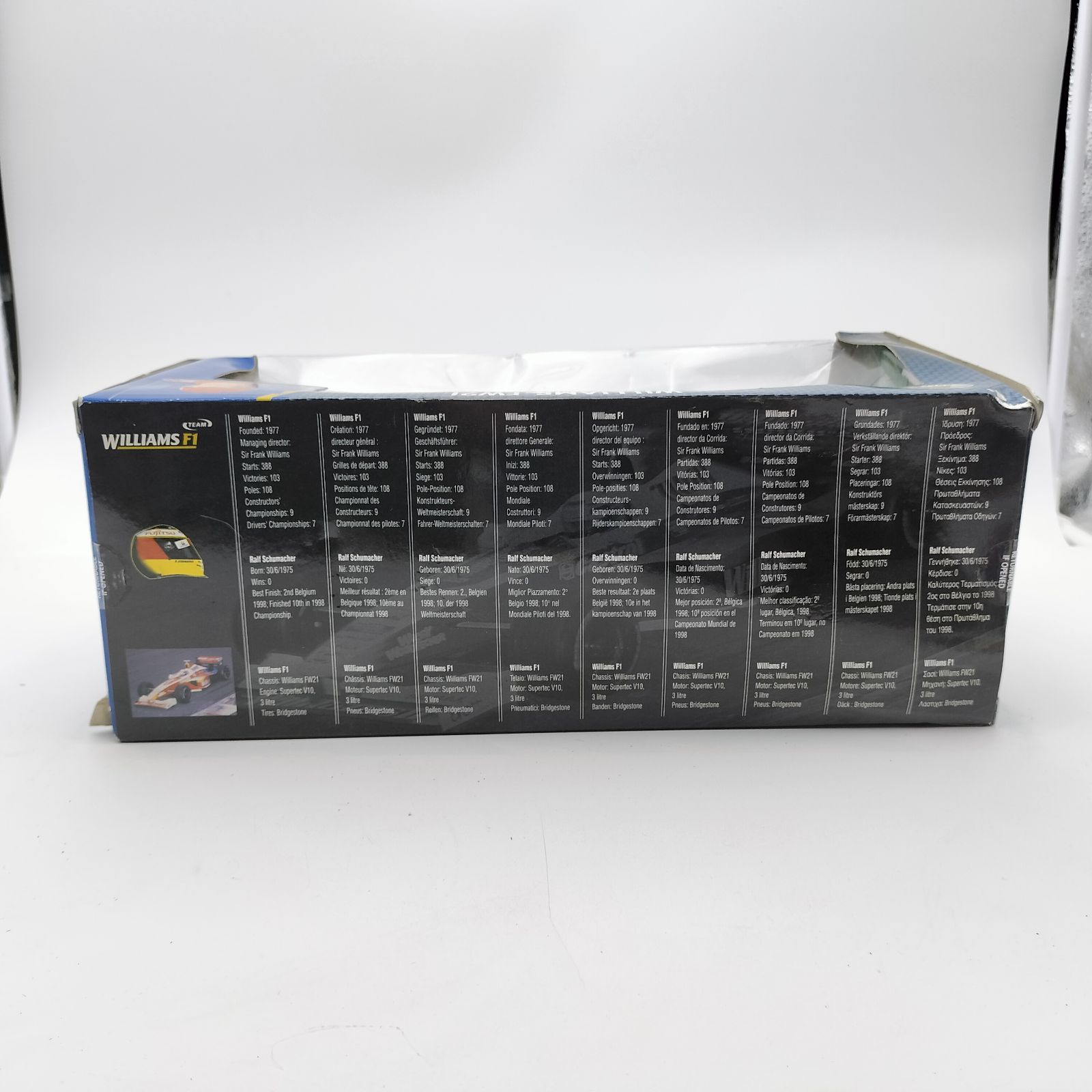 未開封】京商 ホットウィール 1/18 ウィリアムズ F1 FW21 R