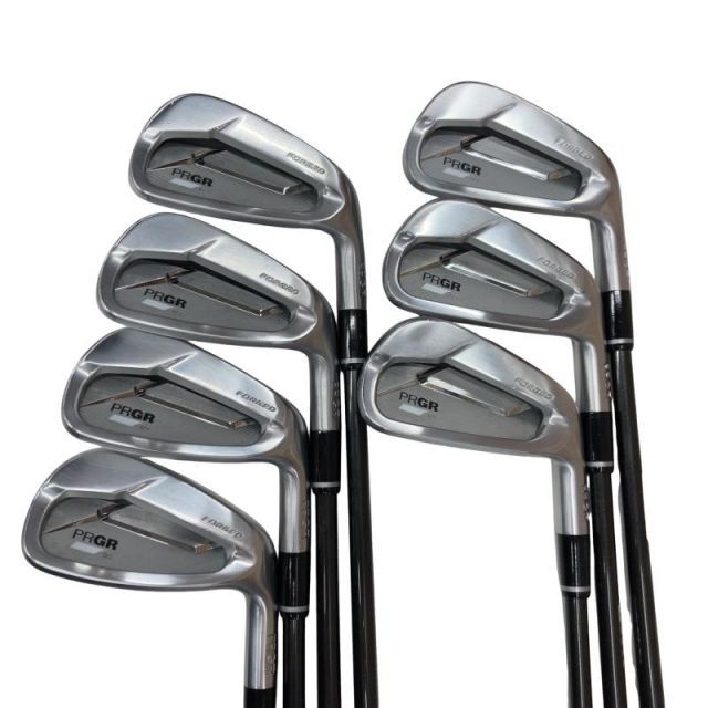 【中古】 プロギア PRGR 03 7S アイアンセット IR Diamana FOR PRGR(2022 IR) (フレックスSR) メンズ 男性用 右利き 右用 Cランク ゴルフクラブ