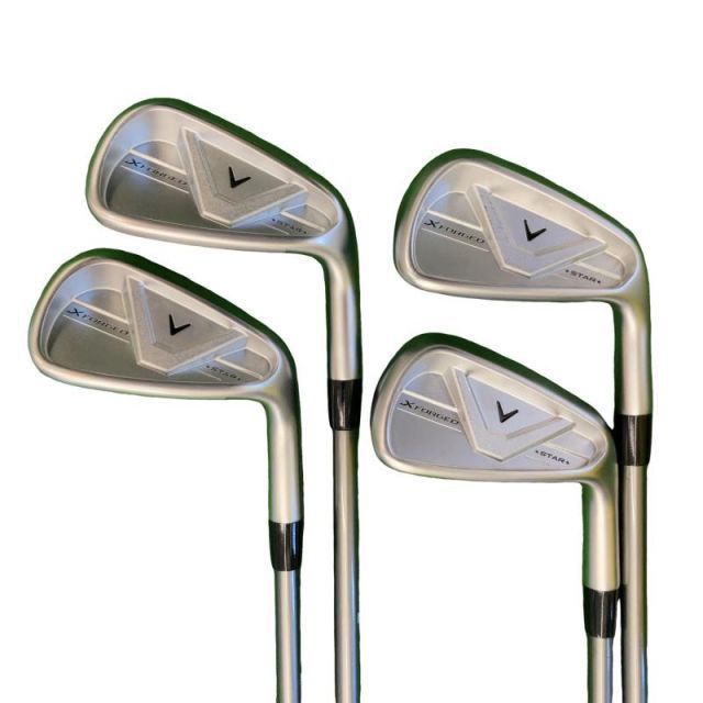 【中古】 キャロウェイ X FORGED STAR(2026) 5S アイアンセット IR 純正特注シャフト (フレックスS) メンズ 男性用 右利き 右用 Bランク ゴルフクラブ