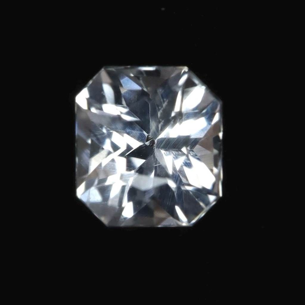 マダガスカル産 フェナカイト 3.5mmレクタングルカット ルース 0.18ct 【榎本通商27188】