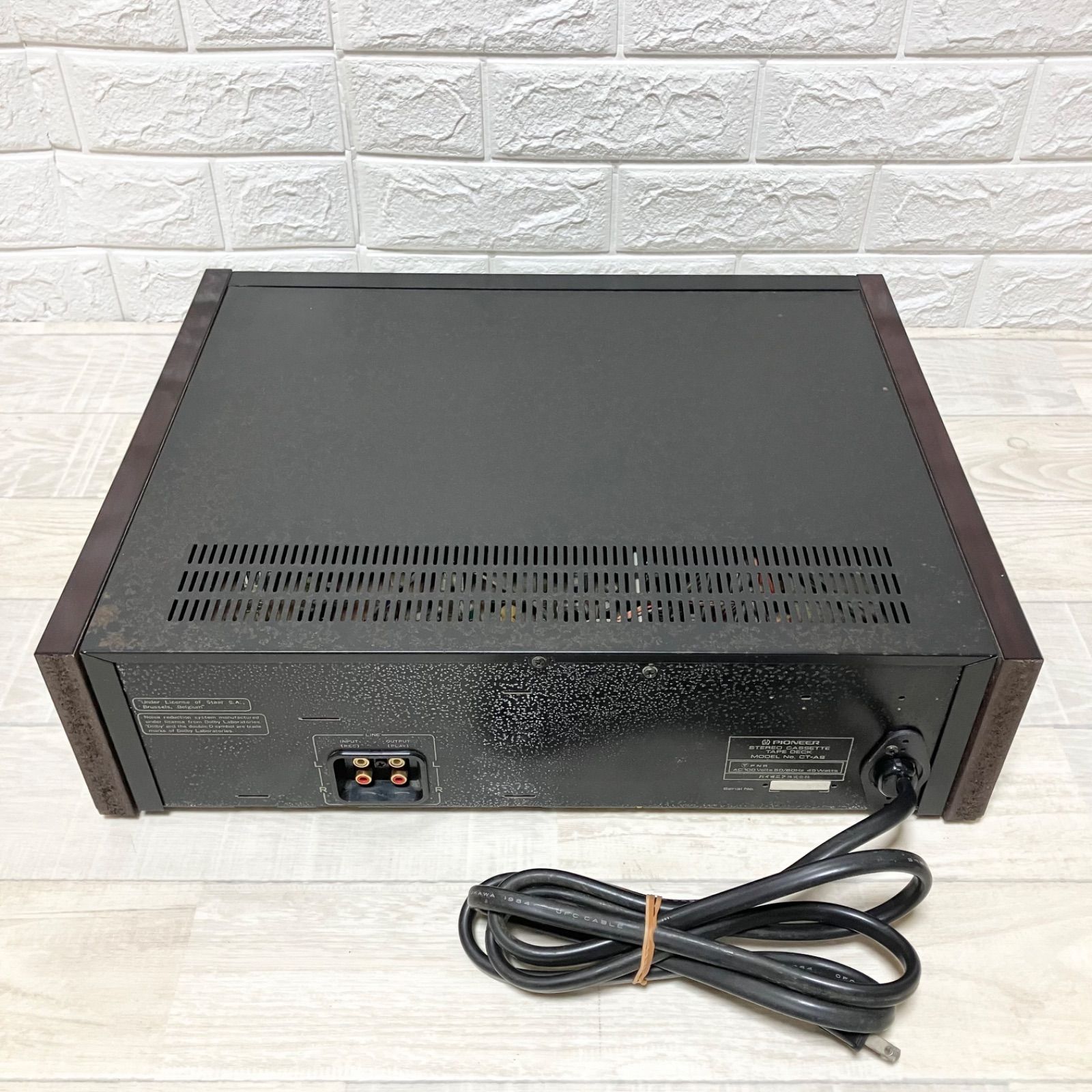 PIONEERパイオニアのカセットデッキCT-A9ジャンク 【公式通販】